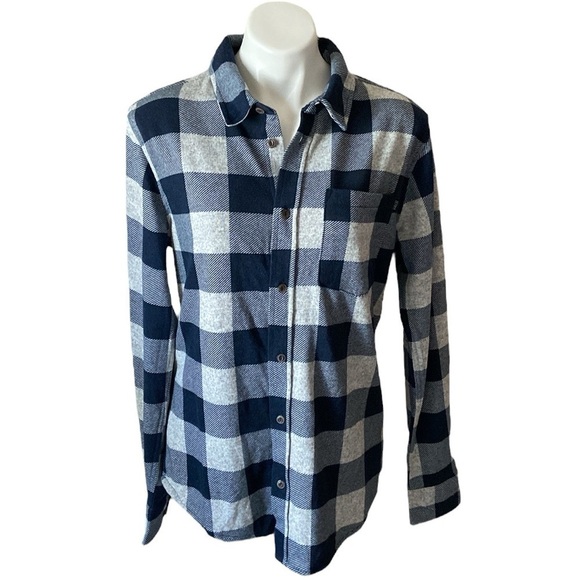 valor collective Other - Valor Collective NWOT Blue And Gray Plaid Casual Button Down Shirt Unisex